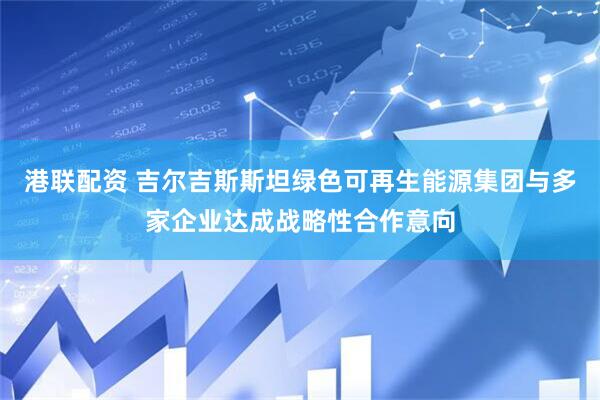 港联配资 吉尔吉斯斯坦绿色可再生能源集团与多家企业达成战略性合作意向